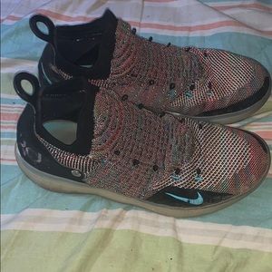 Kd 11 multicolored shoes.